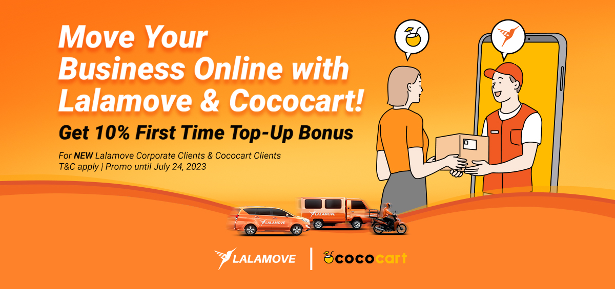 LalamoveforBusinesswithCococarttopupbonus